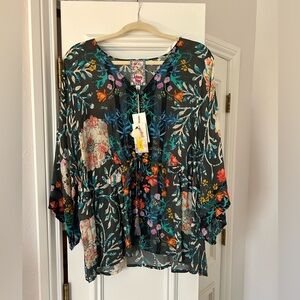 Johnny Was Kashim Devena Top size L